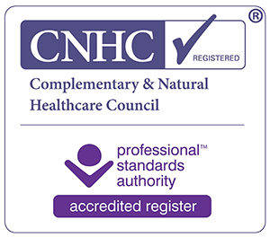 Complementary & Natural Healthcare Council accredited register logo